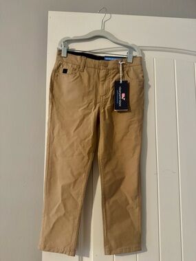 Vineyard Vines Boys Tan Pants NWT 5T - Performance Material